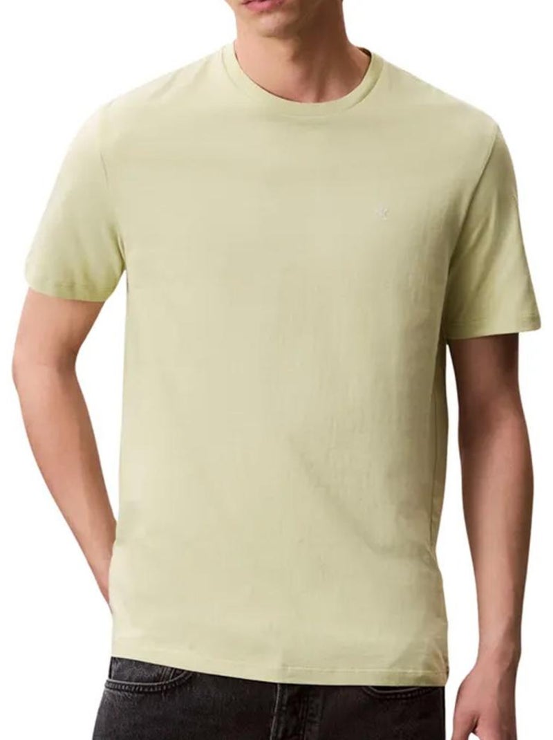 T-shirt Calvin Klein Smooth Verde para Homem Verde - Kiabi