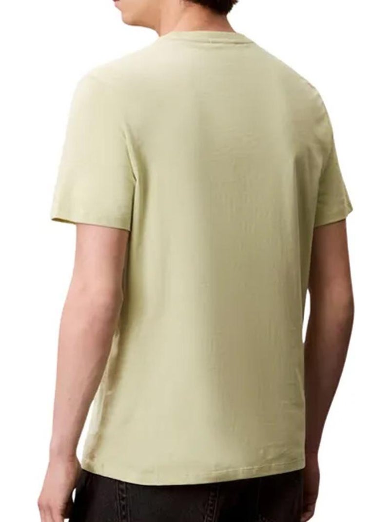 T-shirt Calvin Klein Smooth Verde para Homem Verde - Kiabi
