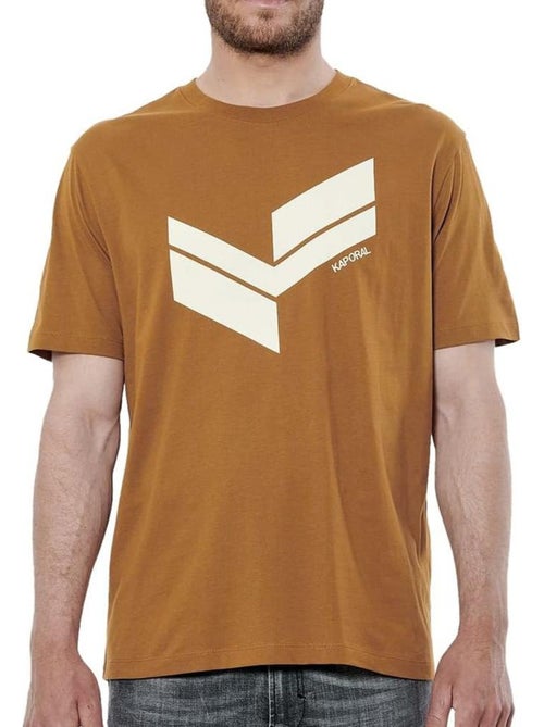 T-Shirt Camel para Homem Kaporal BRYZO25M11 - Kiabi T-Shirt Camel para Homem Kaporal BRYZO25M11 - Kiabi