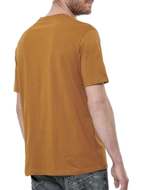 T-Shirt Camel para Homem Kaporal BRYZO25M11 - Kiabi T-Shirt Camel para Homem Kaporal BRYZO25M11 - Kiabi