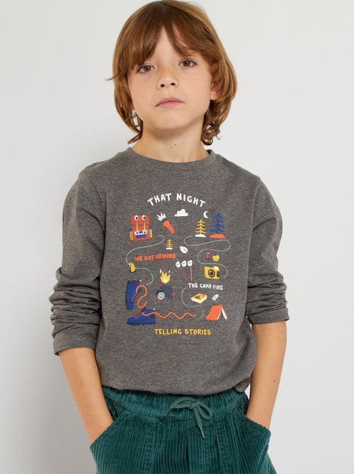 T-shirt 'camping' - Kiabi