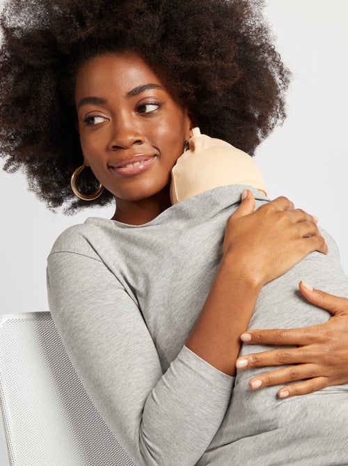 T-shirt canguru de amamentação - Kiabi