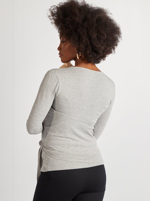 T-shirt canguru de amamentação - Kiabi