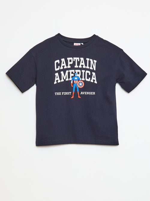 T-shirt 'Capitão América' 'Marvel' de manga curta - Kiabi