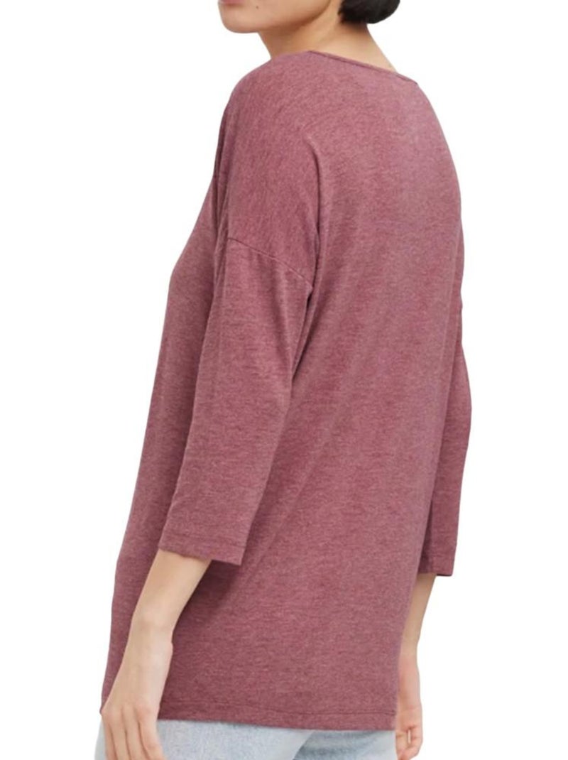 T-Shirt Carla Roxo Ameixa Vero Moda para Mulher Roxo ameixa - Kiabi