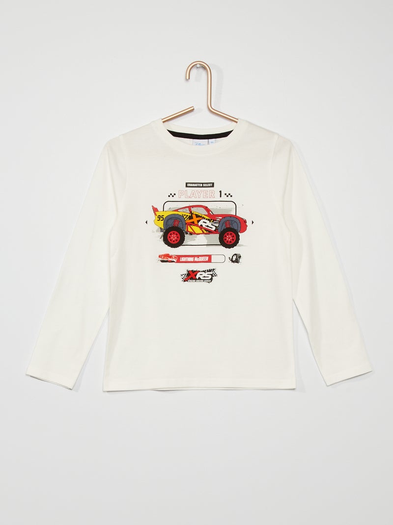 T-shirt 'Carros' BRANCO - Kiabi