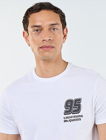 T-shirt 'Cars' 'Disney' 'Pixar' frente e verso