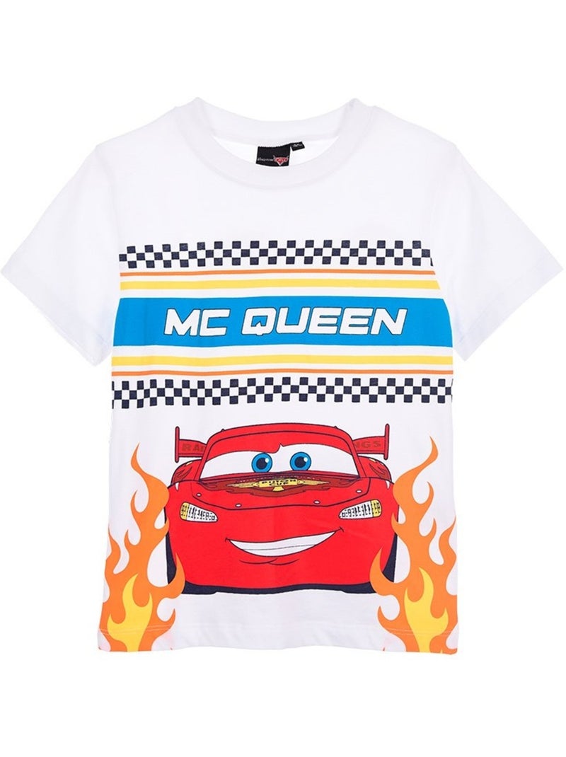 T-shirt cars menino | licença oficial Branco - Kiabi