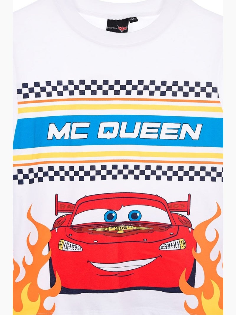 T-shirt cars menino | licença oficial Branco - Kiabi