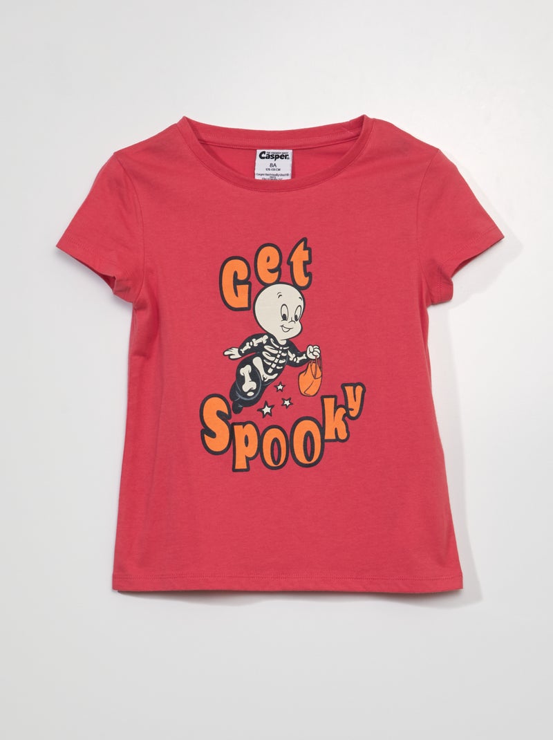 T-shirt 'Casper' em jersey - Halloween ROSA - Kiabi