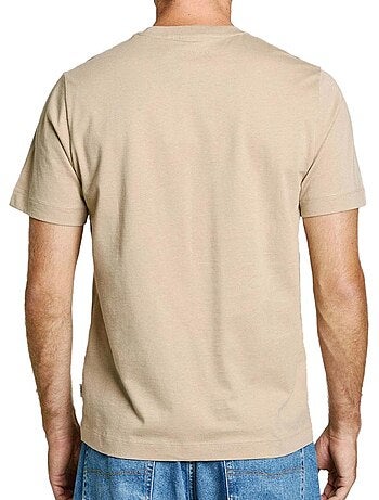 T-shirt Castanha Clara Masculina Pepe Jeans Connor
