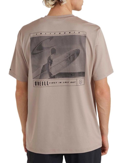 T-shirt castanha o'neill jack o'neill polygiene para homem - Kiabi
