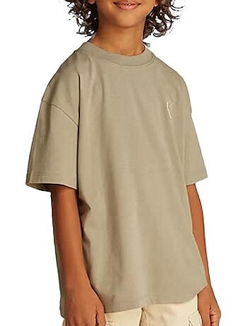 T-Shirt Castanha para Rapaz Calvin Klein Jeans Miami