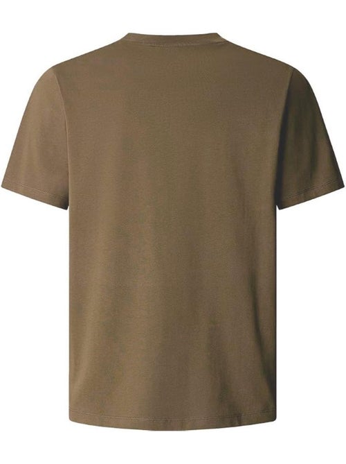 T-shirt castanho escuro masculino pepe jeans contrast connor - Kiabi T-shirt castanho escuro masculino pepe jeans contrast connor - Kiabi