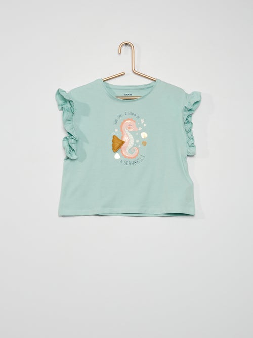 T-shirt 'cavalo marinho' - Kiabi