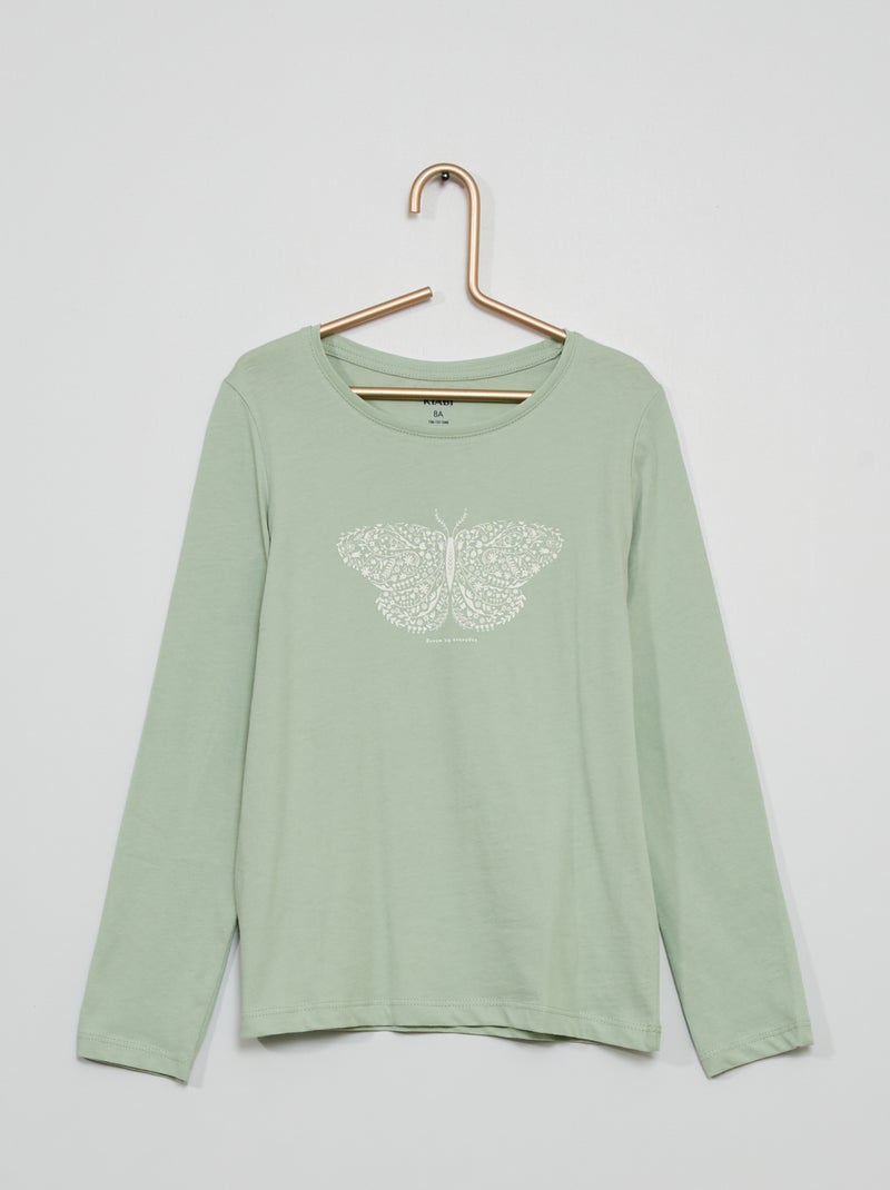 T-shirt 'cidade' VERDE - Kiabi