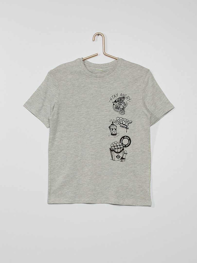 T-shirt CINZA - Kiabi