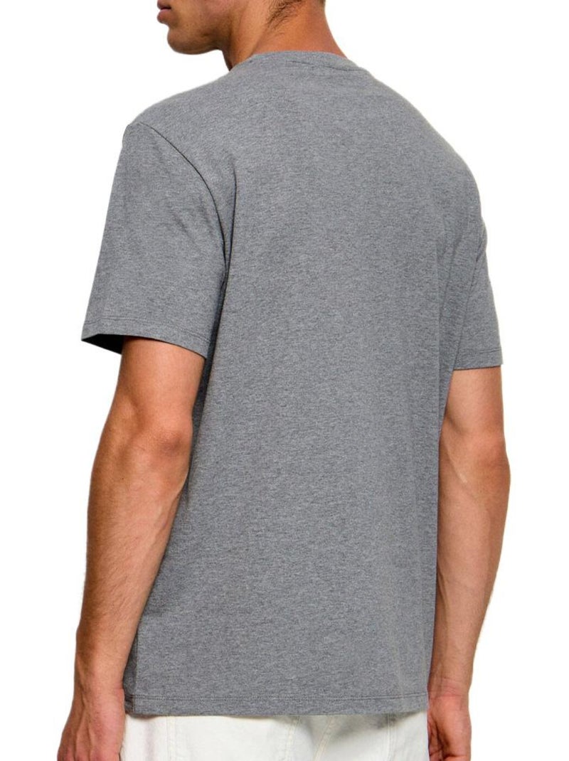 T-Shirt Cinzenta Calvin Klein Jeans Monogram Clássico para Homem Cinza-prateado - Kiabi