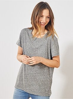 T-shirt cinzenta - Kiabi