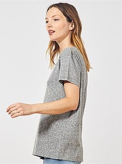 T-shirt cinzenta - Kiabi