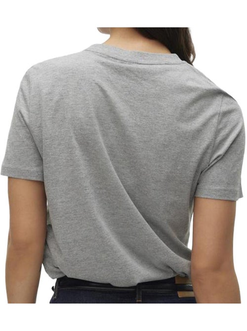 T-shirt Cinzenta Feminina Vero Moda Paulina - Kiabi T-shirt Cinzenta Feminina Vero Moda Paulina - Kiabi