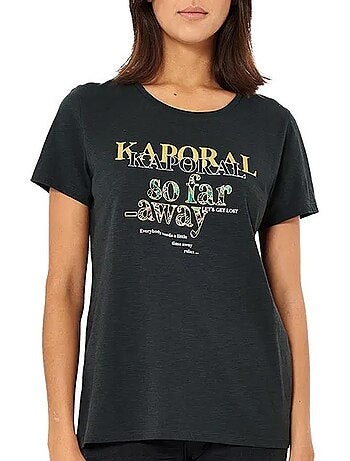 T-shirt Cinzenta Kaporal JEMAS para Mulher