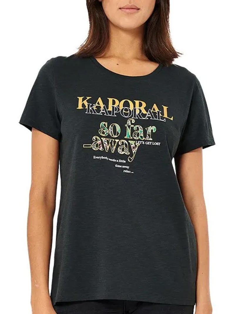 T-shirt Cinzenta Kaporal JEMAS para Mulher Cinza-prateado - Kiabi