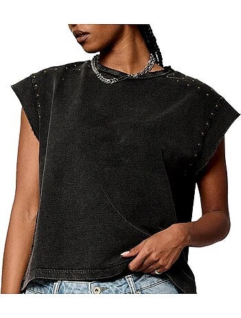 T-shirt Cinzenta Kaporal VISIOE25 para Mulher