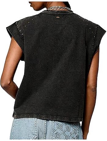 T-shirt Cinzenta Kaporal VISIOE25 para Mulher