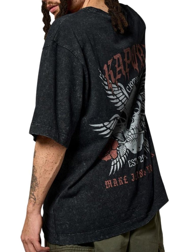 T-Shirt Cinzenta Kaporal Vosto para Homem Cinza-prateado - Kiabi