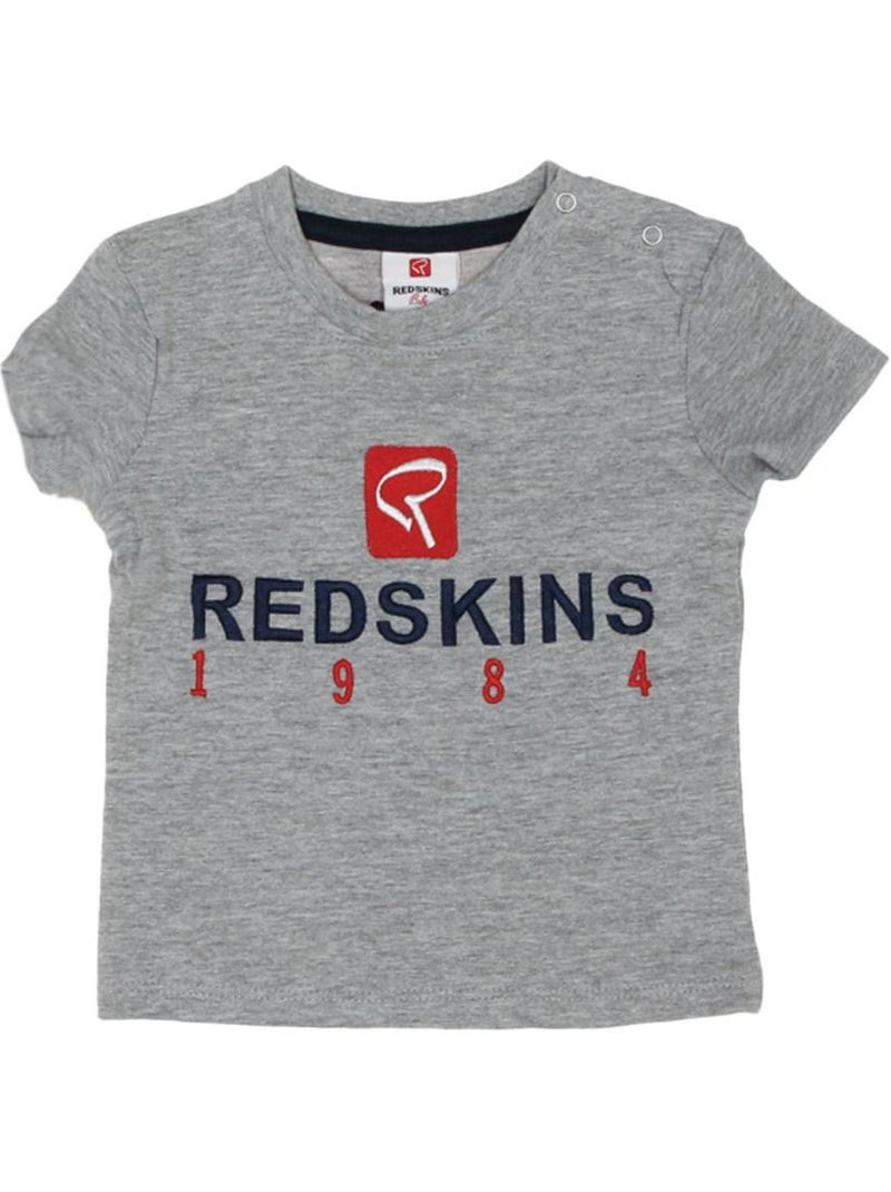 T-shirt Cinzenta para Bebé Redskins TSMC 180100 Cinza-prateado - Kiabi