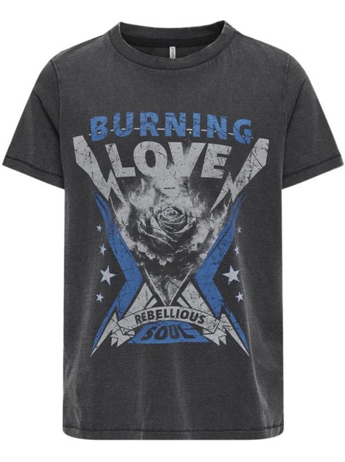 T-shirt cinzenta para menina koglulu da kids only - Kiabi T-shirt cinzenta para menina koglulu da kids only - Kiabi