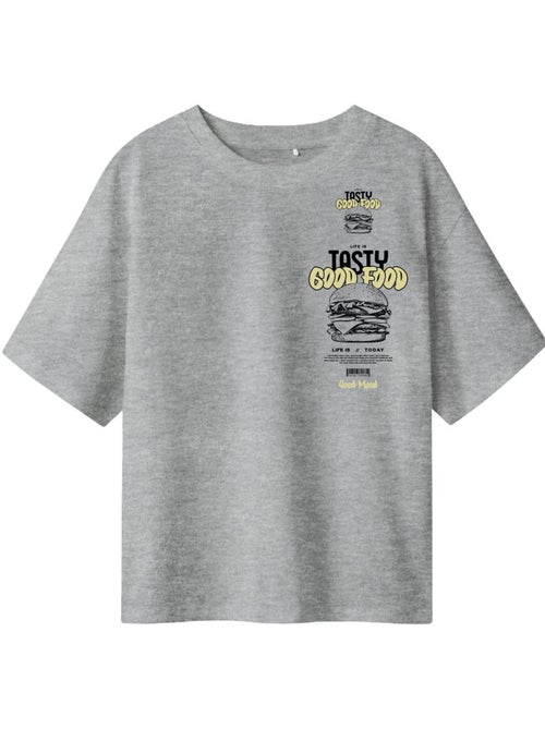 T-shirt Cinzenta para Menino Name It Mtibilbo - Kiabi T-shirt Cinzenta para Menino Name It Mtibilbo - Kiabi