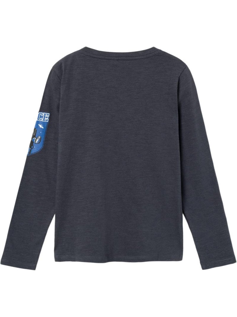 T-Shirt Cinzenta para Rapaz Name It Nobbe Cinza-prateado - Kiabi