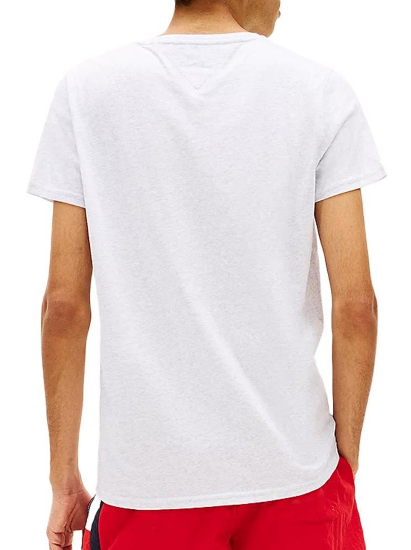 T-shirt cinzenta tommy hilfiger tjm xslim para homem Cinza-prateado - Kiabi