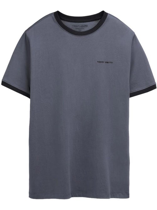 T-shirt cinzento escuro para homem teddy smith tee 2 - Kiabi T-shirt cinzento escuro para homem teddy smith tee 2 - Kiabi