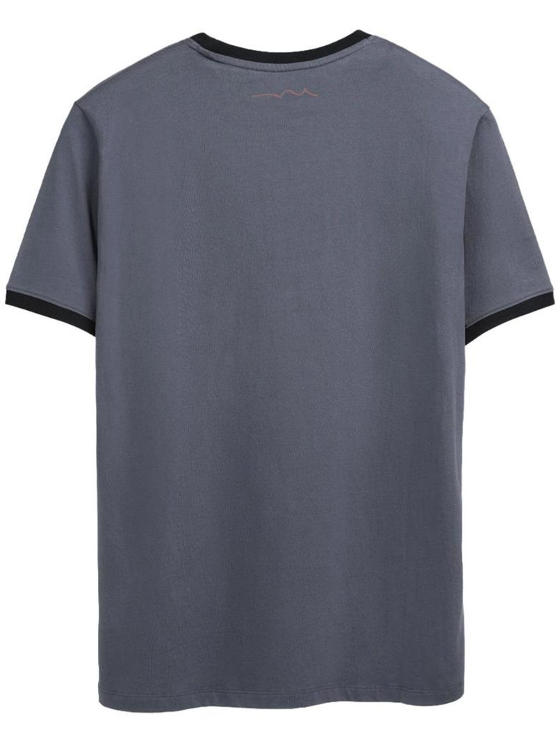 T-shirt cinzento escuro para homem teddy smith tee 2 Cinza-prateado - Kiabi
