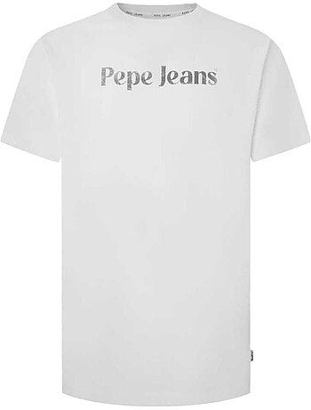 T-shirt Branco Masculino Pepe Jeans Clifton