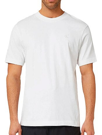T-Shirt Clássica Branca Calvin Klein Jeans para Homem