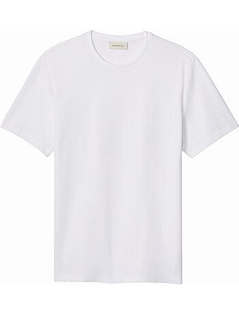 T-shirt clássica branca calvin klein jeans para homem