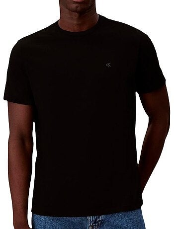 T-Shirt Clássica Calvin Klein Jeans para Homem Preta