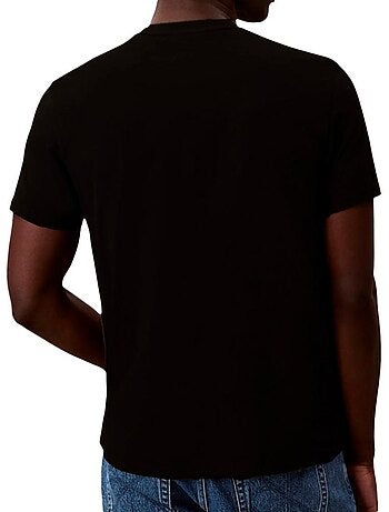 T-Shirt Clássica Calvin Klein Jeans para Homem Preta