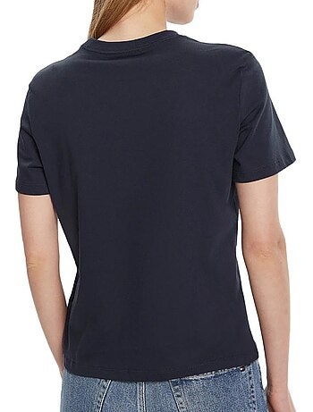 T-shirt Calvin Klein Jeans Clássica Foil Branca para Mulher