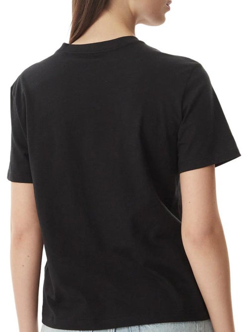 T-shirt Clássica Calvin Klein Jeans para Mulher, Preta, Tamanho 12 - Kiabi T-shirt Clássica Calvin Klein Jeans para Mulher, Preta, Tamanho 12 - Kiabi