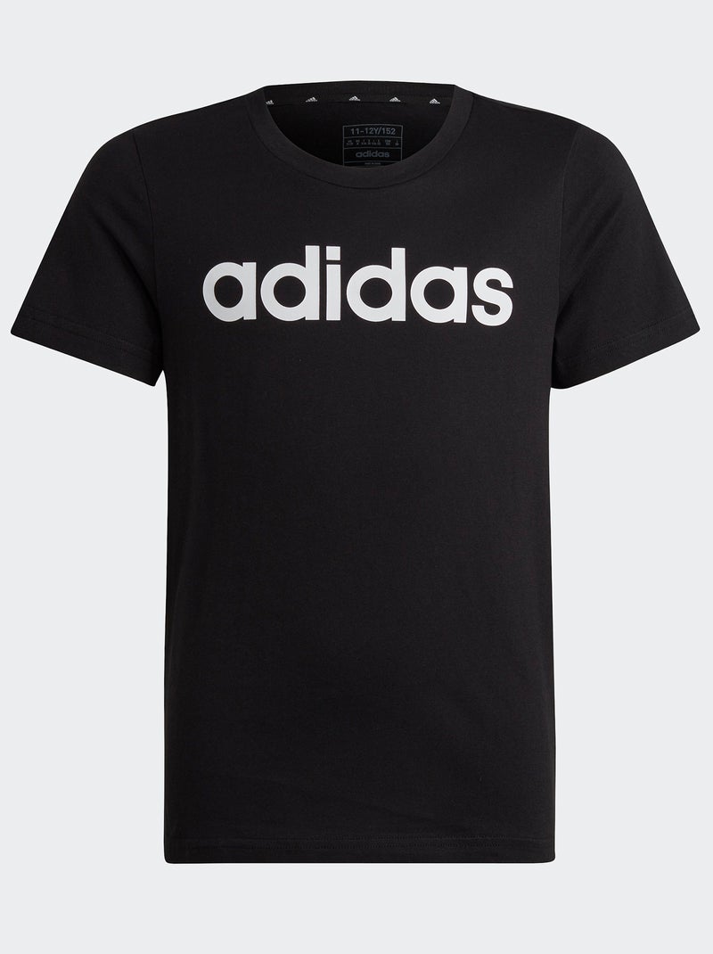 T-shirt clássica com logótipo 'Adidas' PRETO - Kiabi