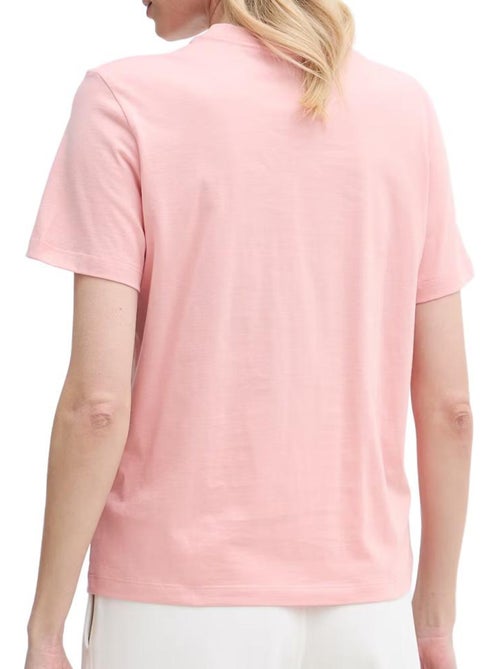 T-Shirt Clássica Rosa para Mulher Calvin Klein Jeans - Kiabi T-Shirt Clássica Rosa para Mulher Calvin Klein Jeans - Kiabi