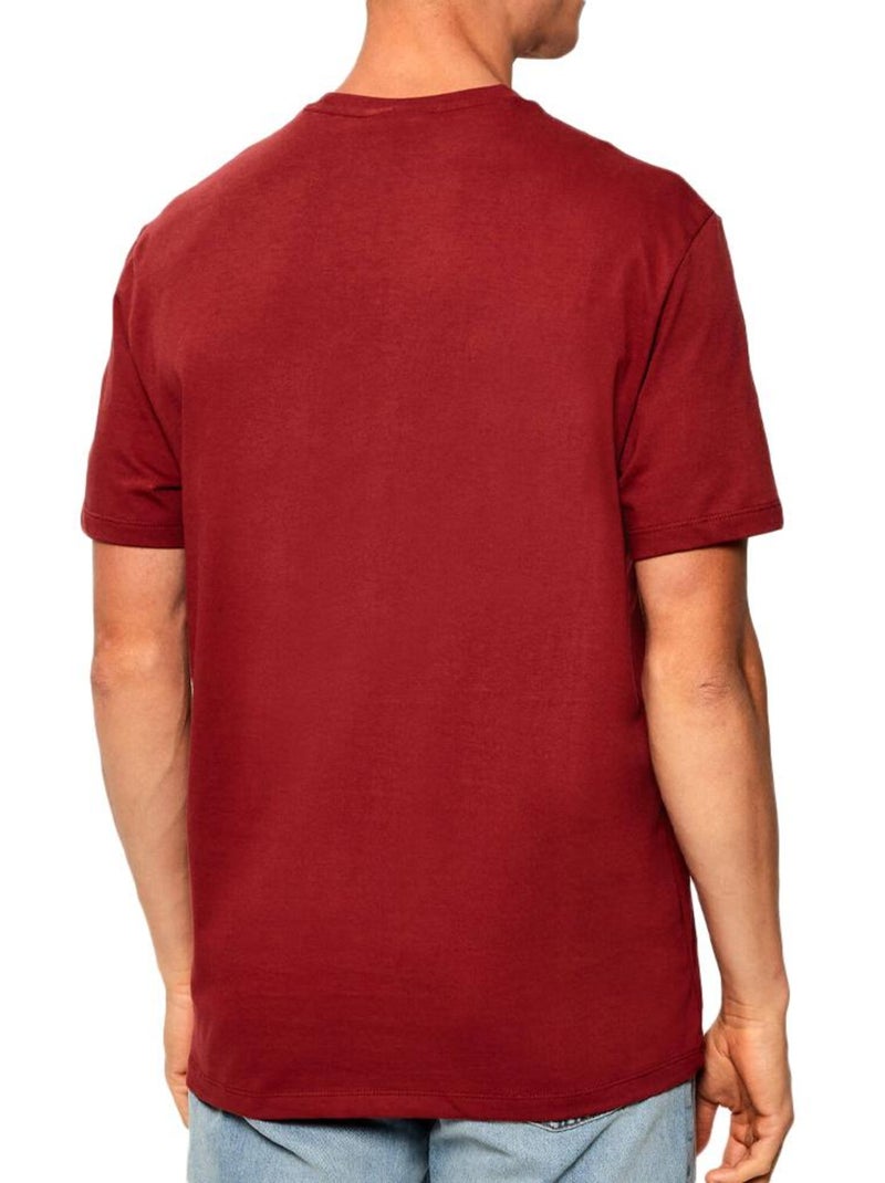 T-Shirt Clássica Vermelha Calvin Klein Jeans para Homem Vermelho - Kiabi