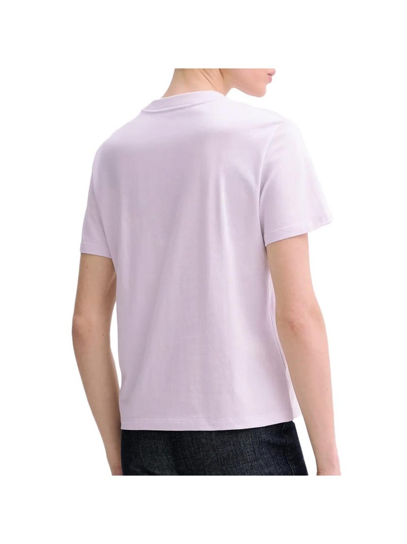 T-Shirt Clássica Violeta Calvin Klein Jeans para Mulher Roxo - Kiabi