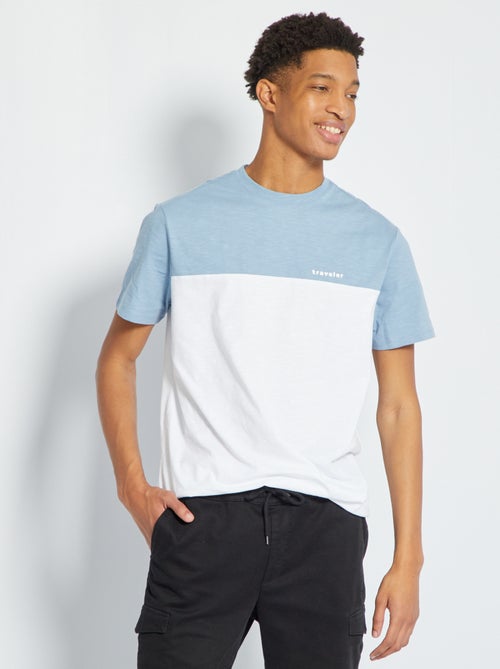 T-shirt color-block - Kiabi