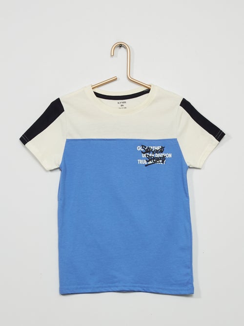 T-shirt color-block em jersey - Kiabi